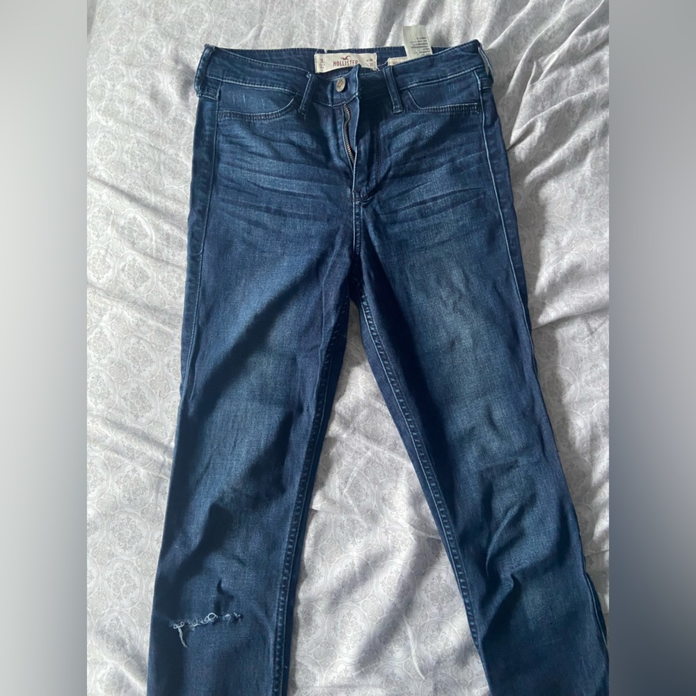 Hollister - Blue High Rise Jean Legging